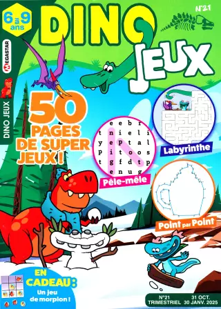 Abonnement Magazine Dino-Jeux